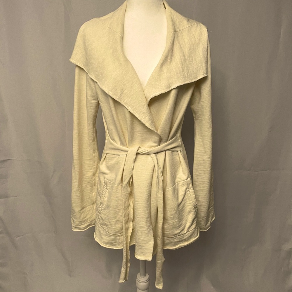 Lucky Brand Cream Wrap Jacket